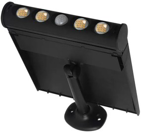 Lampada solare da parete LED 8W 3,7V IP65 3000K 4000mAh con sensore