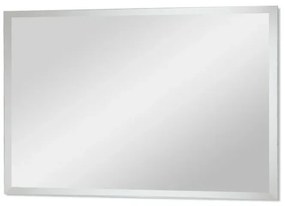 Specchio bagno 100x60 cm reversibile con bisellatura su bordo 2,5 cm