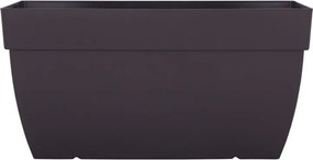 Coprivaso Capri ARTEVASI in polipropilene antracite H 45 x L 45 x P 100 cm