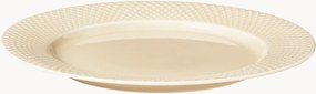 Piatto piano in porcellana Rhombe Earth