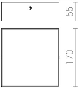 RED - Design Rendl - R12849 - Plafoniera LED LARISA LED/15W/230V nera