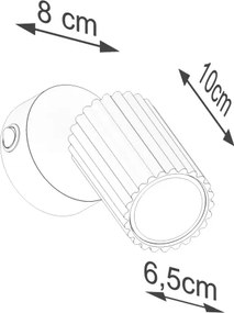 Brilagi - Applique da parete orientabile CRESTO 1xGU10/10W/230V rosa
