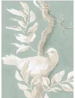 Lewis & Wood Carta da parati Doves - Aquamarine