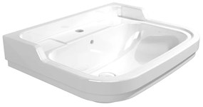 Ceramica flaminia efi 6007 lavabo 64x52 monoforo sospeso con troppopieno in ceramica bianco