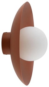 Applique SLATE 1xG9/8W/230V diametro 28 cm color mattone