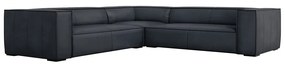 Divano angolare in pelle blu scuro (variabile) Madame - Windsor &amp; Co Sofas