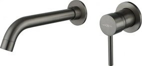 Mexen Alma batteria lavabo incassata, grafite - 75015-66