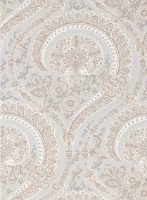 Nina Campbell Carta da parati Les Indiennes - Grey