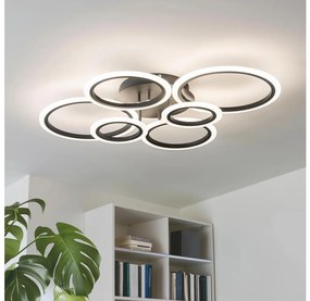 Brilagi - Lampadario a plafone LED dimmerabile ORBITS LED/85W/230V 3000-6500K nero + +TC