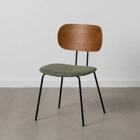 Set di 4 sedie da pranzo verdi con schienale in legno Cleo - Ixia