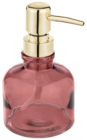 Dispenser per sapone rosa scuro in vetro 200 ml Atessa – Wenko