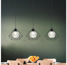 Eglo 43483 - Lampadario a sospensione con filo VERNHAM 3xE27/40W/230V