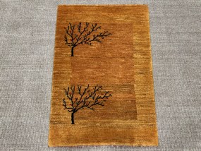 Gabbeh Tappeto persiano 60x80 Giallo (Iran) Annodato A Mano