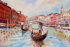 Stampa su tela – Gondola veneziana