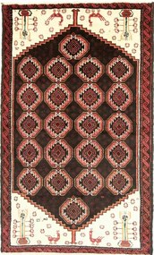 Beluch Tappeto 200x120 Nero (Iran) Annodato A Mano