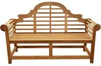 Panca da giardino in teak 150x90x80 cm