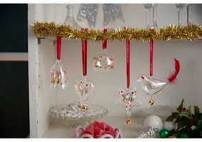 Decorazione per albero di natale in vetro soffiata a mano ø 5,5 cm Ann-Sofi Romme Annual Christmas Bell 2025 – Holmegaard