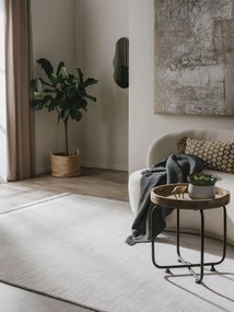 benuta Pure Tappeto realizzato con materiale riciclato Jade Grigio chiaro 120x170 cm - Tappeto design moderno soggiorno