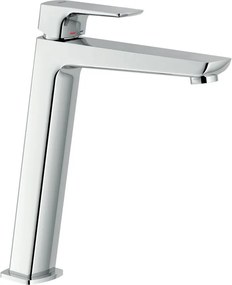 Rubinetto per lavabo getto laminare cristallino Acquaviva cromato lucido NOBILI H 26.7 cm