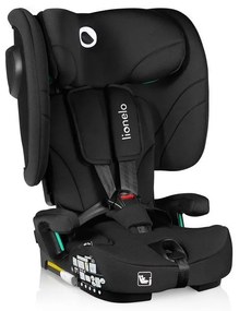 Lionelo - Seggiolino auto pieghevole NELLY i-Size 76-150 cm Nero Carbonio