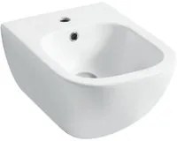 Bidet sospeso serie Forever 50 in ceramica bianca lucida - Disegno Ceramica