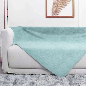 Plaid 130x160 cm cuori tiffany Sherpa