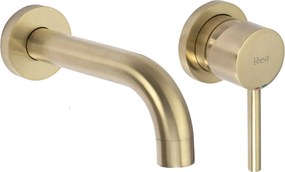 Rubinetto da incasso Rea Lungo Gold Mat + BOX