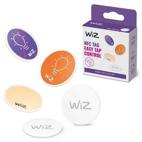 WiZ - NFC Etichetta autoadesiva per il controllo dell'illuminazione 4 pz.