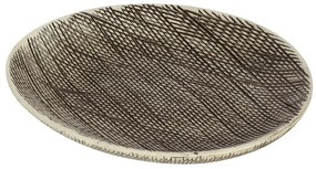Portasapone In Ceramica Marrone Da Appoggio Con Gusto Etnico Safari