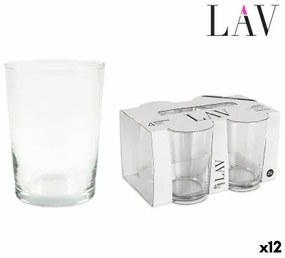 Set di Bicchieri LAV Best offer 4 Pezzi (4 Unità) (12 Unità) (520 ml)