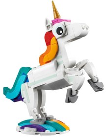 Unicorno Magico 3 in 1 set Creator da costruire Lego