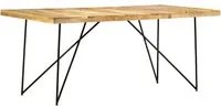 Tavolo da Pranzo 180x90x76 cm in Legno Massello di Mango cod mxl 27954