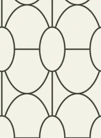 Cole & Son Carta da parati Riviera - Black/ White