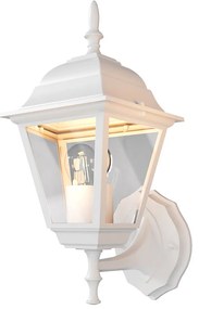 Applique Lanterna da Esterno E27 IP54 Bianca - Serie ALFIERI 1A