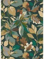 Sanderson Tapete Robins Wood - Forest Green/ Sap Green