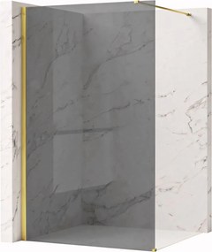 Parete doccia Rea Flexi Grey / Gold 90