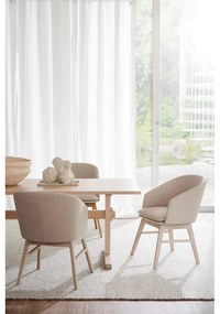 Tappeto in lana grigio chiaro 340x240 cm Auckland - Rowico