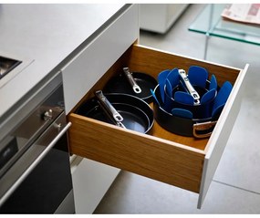 Pentole in set con coperchio incluso/con superficie in ceramica 3 pz adatte all'induzione Space – Joseph Joseph