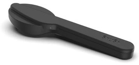 Set di posate da viaggio nero/argentato in acciaio inox 3 pz To Go – Lékué