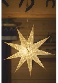 Addobbo natalizio 1xE14/25W/230V d. 60 cm argento