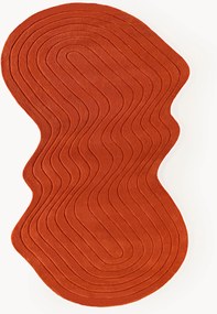 Tappeto in lana fatto a mano in forma organica Aliza