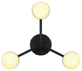 Nordlux - Lampadario a plafone CONTINA 3xG9/5W/230V nero