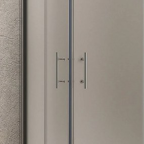 Box doccia tre lati 70x100x70 vetro opaco apertura scorrevole KF1000 - KAMALU