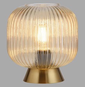 Schöner Wohnen 13573-27 - Lampada da tavolo NAMI 1xE27/25W/230V dorata/beige