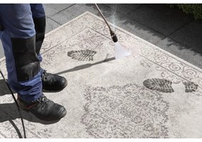 Tappeto da esterno grigio e crema , 200 x 290 cm Cebu - NORTHRUGS