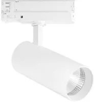 Faro LED JET con adattatore trifase in alluminio bianco 30W con CCT