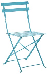 Set da balcone acciaio blu FIORI Beliani