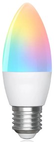 Lampadina LED RGBW dimmerabile C37 E27/6,5W/230V 2700-6500K Wi-Fi - Aigostar