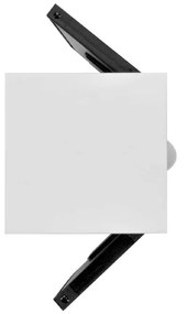 Applique LED Solare Bianca Rettangolare con Sensore di Movimento Colore Bianco Naturale 4.000K