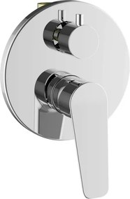 Miscelatore doccia in ottone cromato lucido con deviatore Vegas